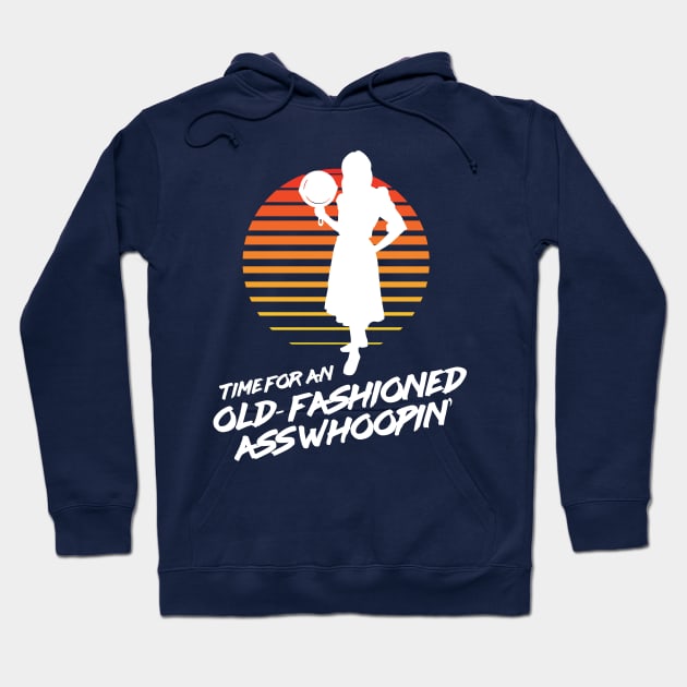 Time for an Old Fashioned Ass Whoopin' - Momma With a Skillet Hoodie by Nonstop Shirts